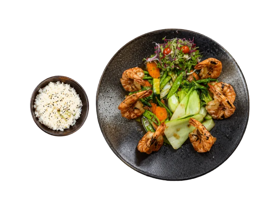 Tom Nuong – Tamarind-Soße Garnelen